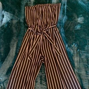 Black and white striped jumper